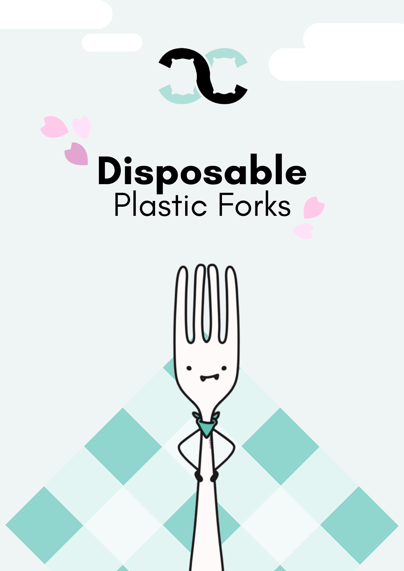 Cuddles Disposable Essentials, Disposable Plastic Fork