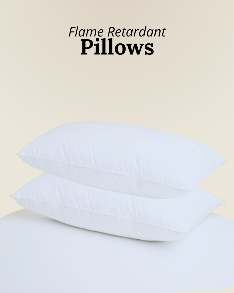 Flame retardant pillows that have been SOLAS approved and Wheelmark certified, having obtained the certificates IMO FTP Code 2010: Part 9 and BS 7175:1989 (2013) - Section 3 (Source 5)